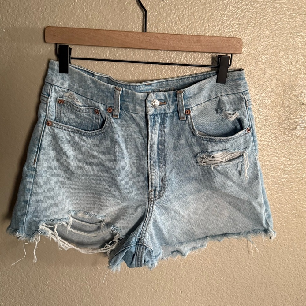 American Eagle High Rise Distressed Jean Shorts - SOLD